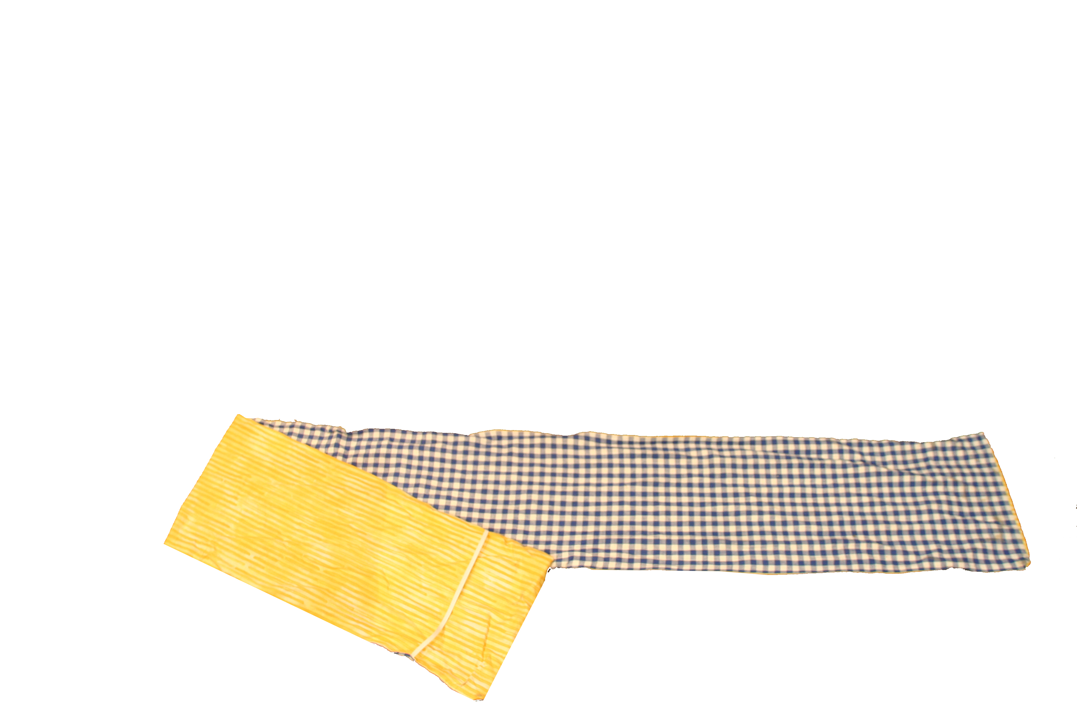 Bankauflage für Festzelt- Garnituren blau weiß / gelb weiß